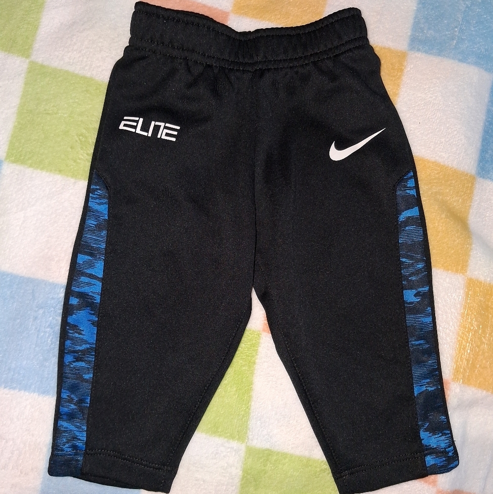 Nike ELITE Kids 2 Piece Sweatsuit Size 12 Months Blue/Black - Picture 11 of 15